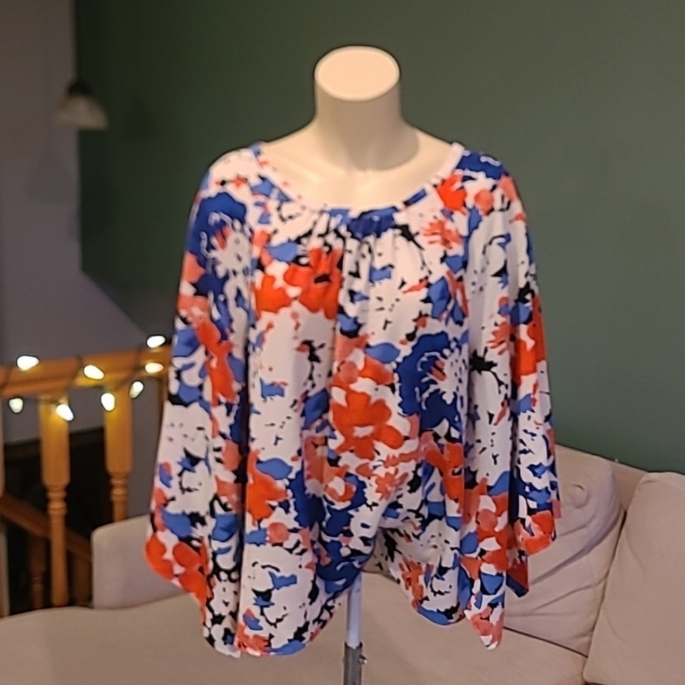 Vince Camuto kimono floral blouse